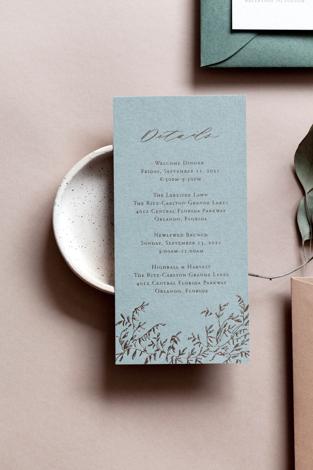 Botany Save the Date Suite