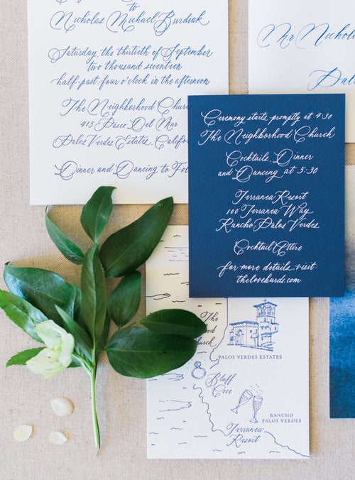 Ocean Inspired Wedding Details // California