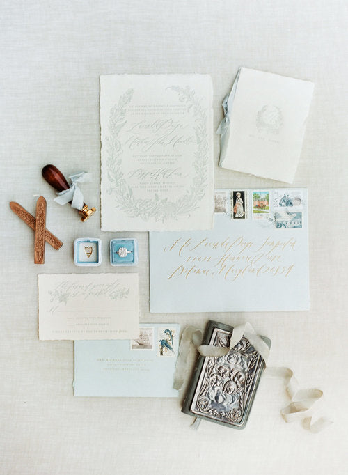 Summery Floral Wedding Stationery // Virginia