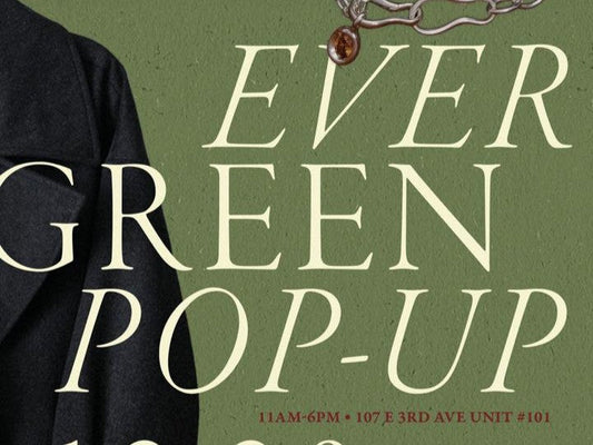 Save the Date! Evergreen Pop-up December 20