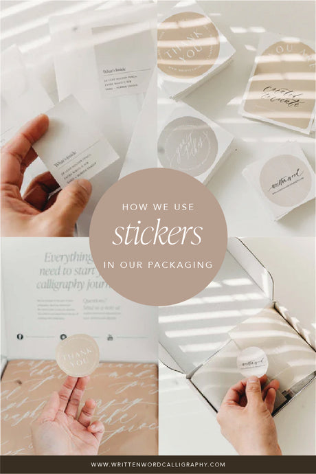 How we use Stickers in our Packaging