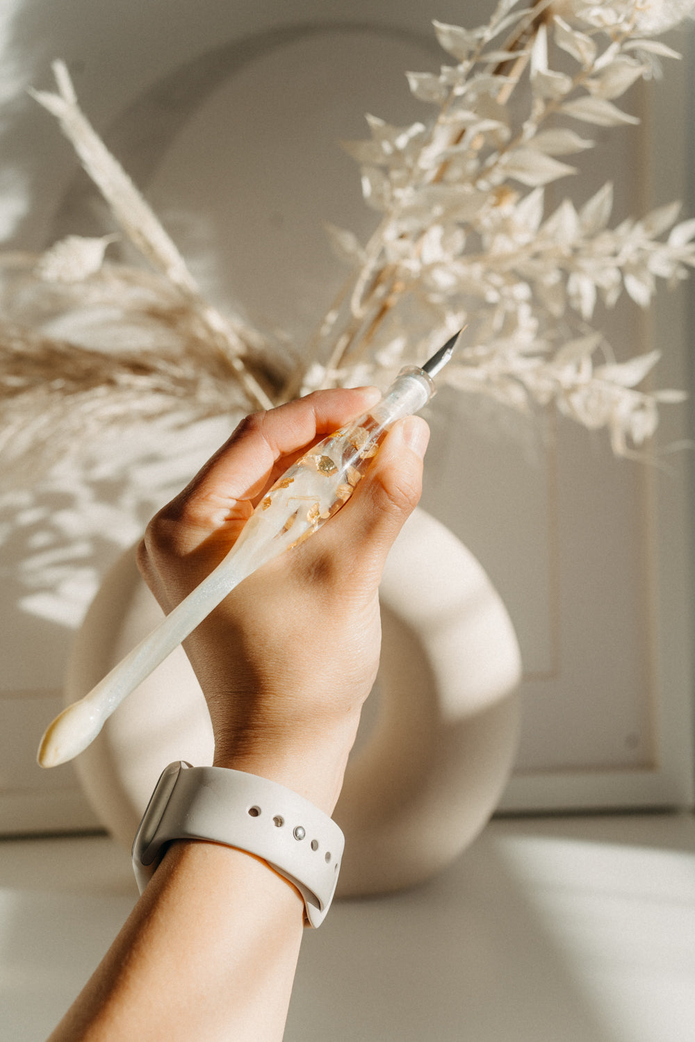 Sunkissed Statice Straight Penholder