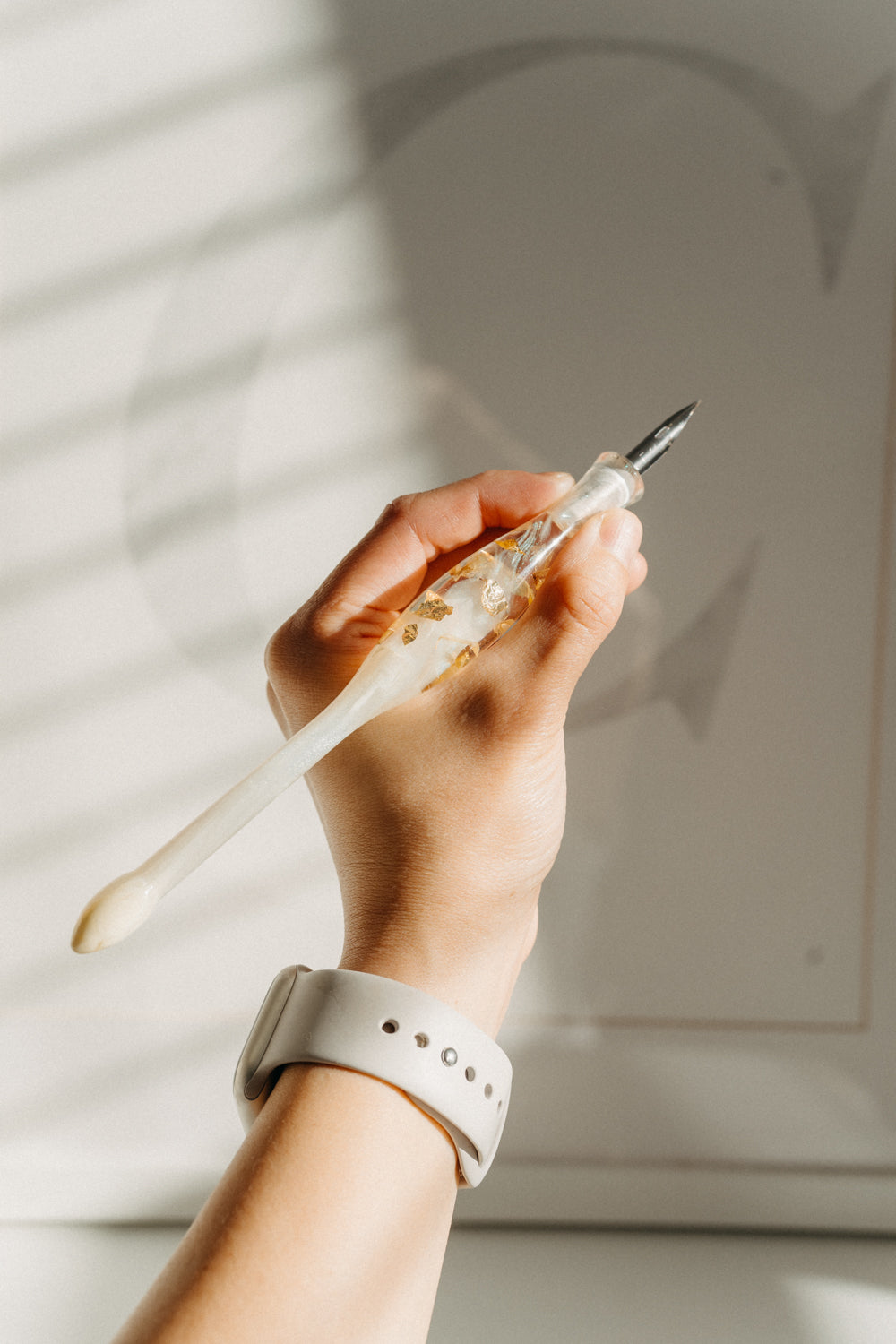 Sunkissed Statice Straight Penholder