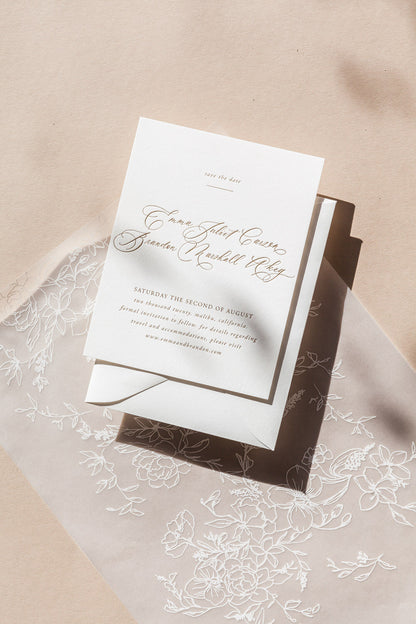 Nuage Save the Date Suite