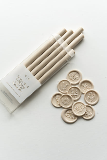 Beige Glue Gun Sealing Wax (Box of 5 Sticks)