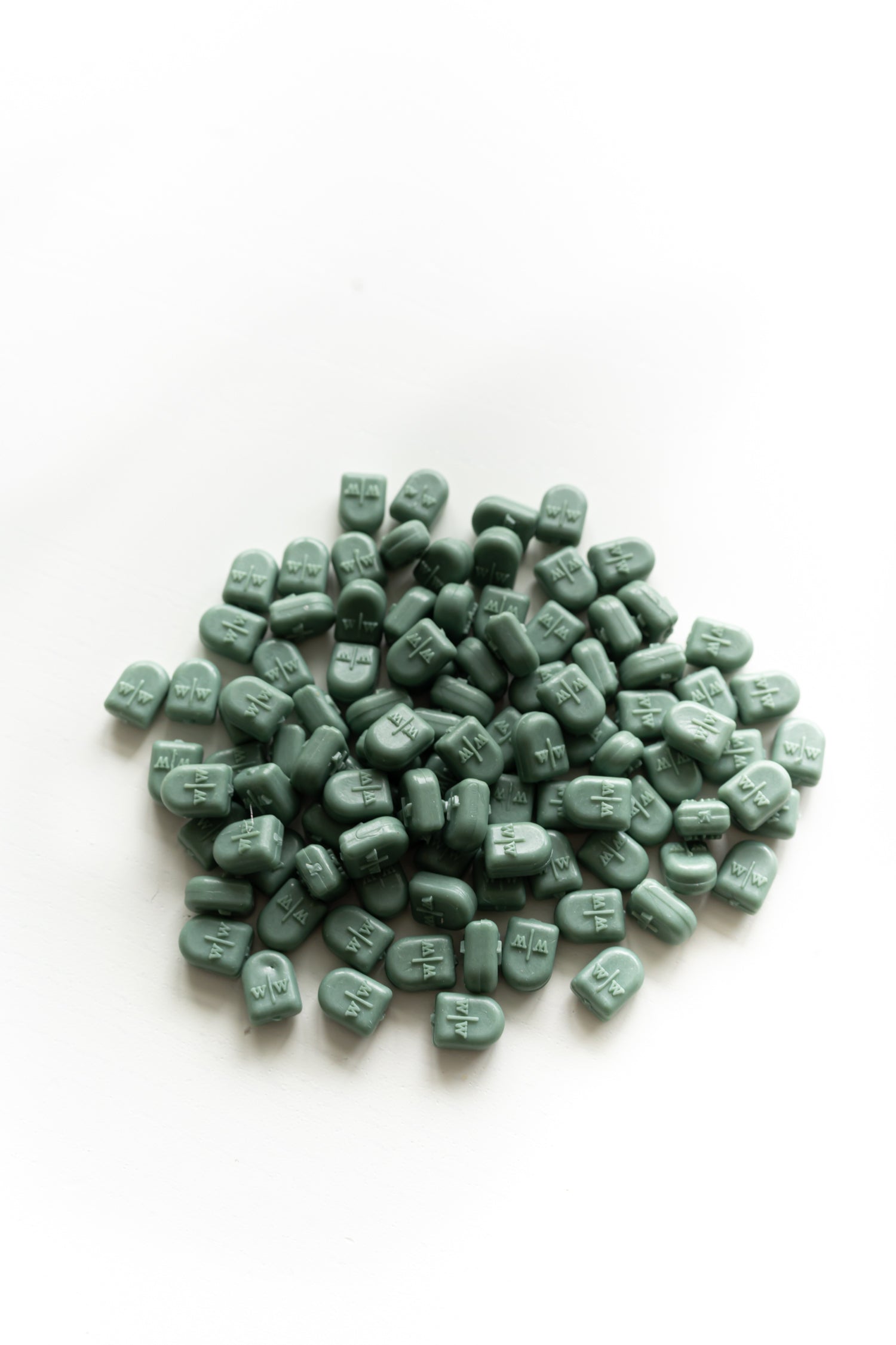 Forest green wax seal beads for melting spoon use in calligraphy and wax sealing