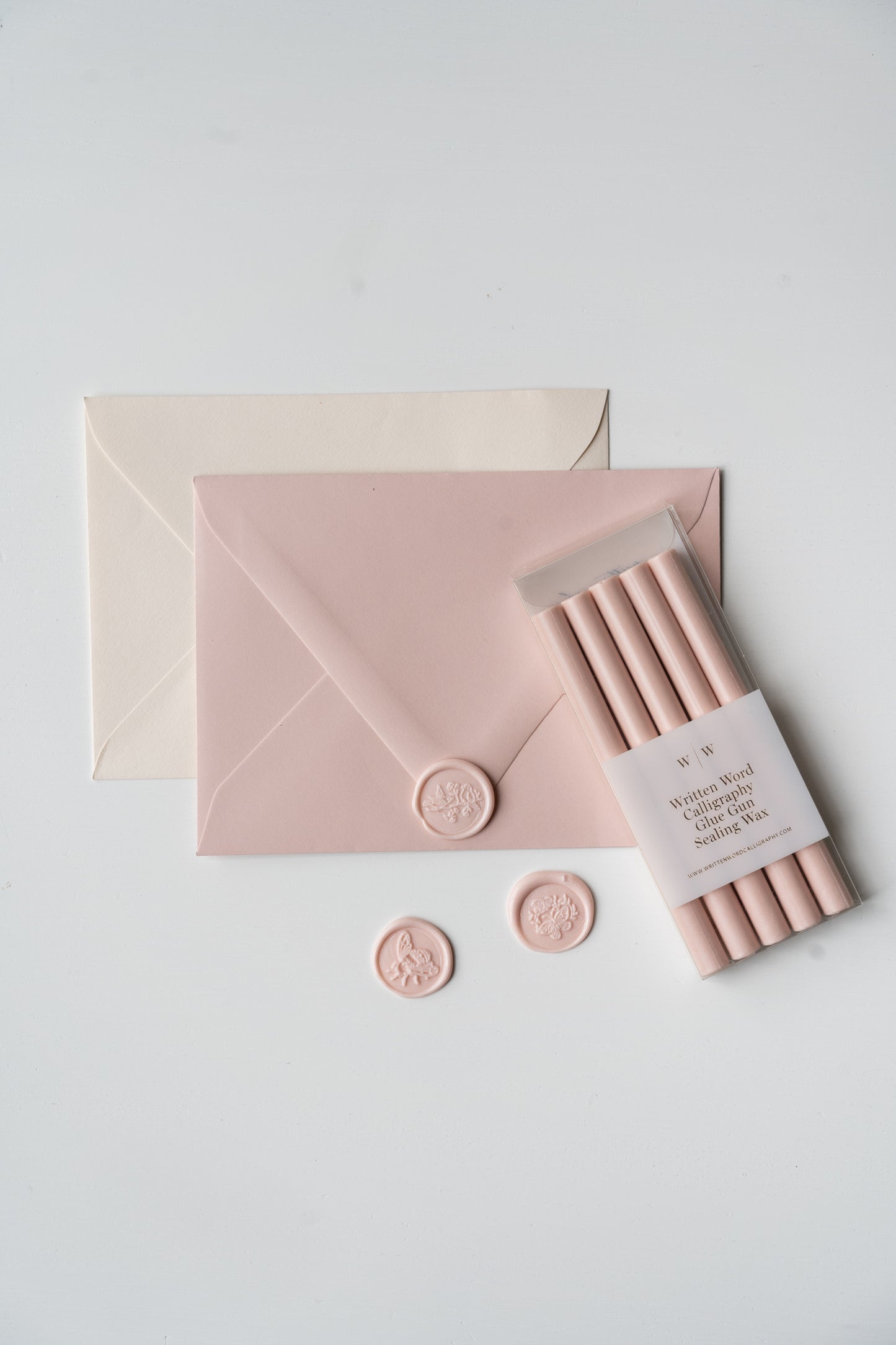 Blush Glue Gun Sealing Wax (Box of 5 Sticks)