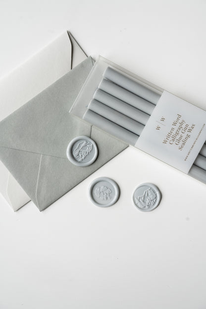 Pale Gray Glue Gun Sealing Wax (Box of 5 Sticks)
