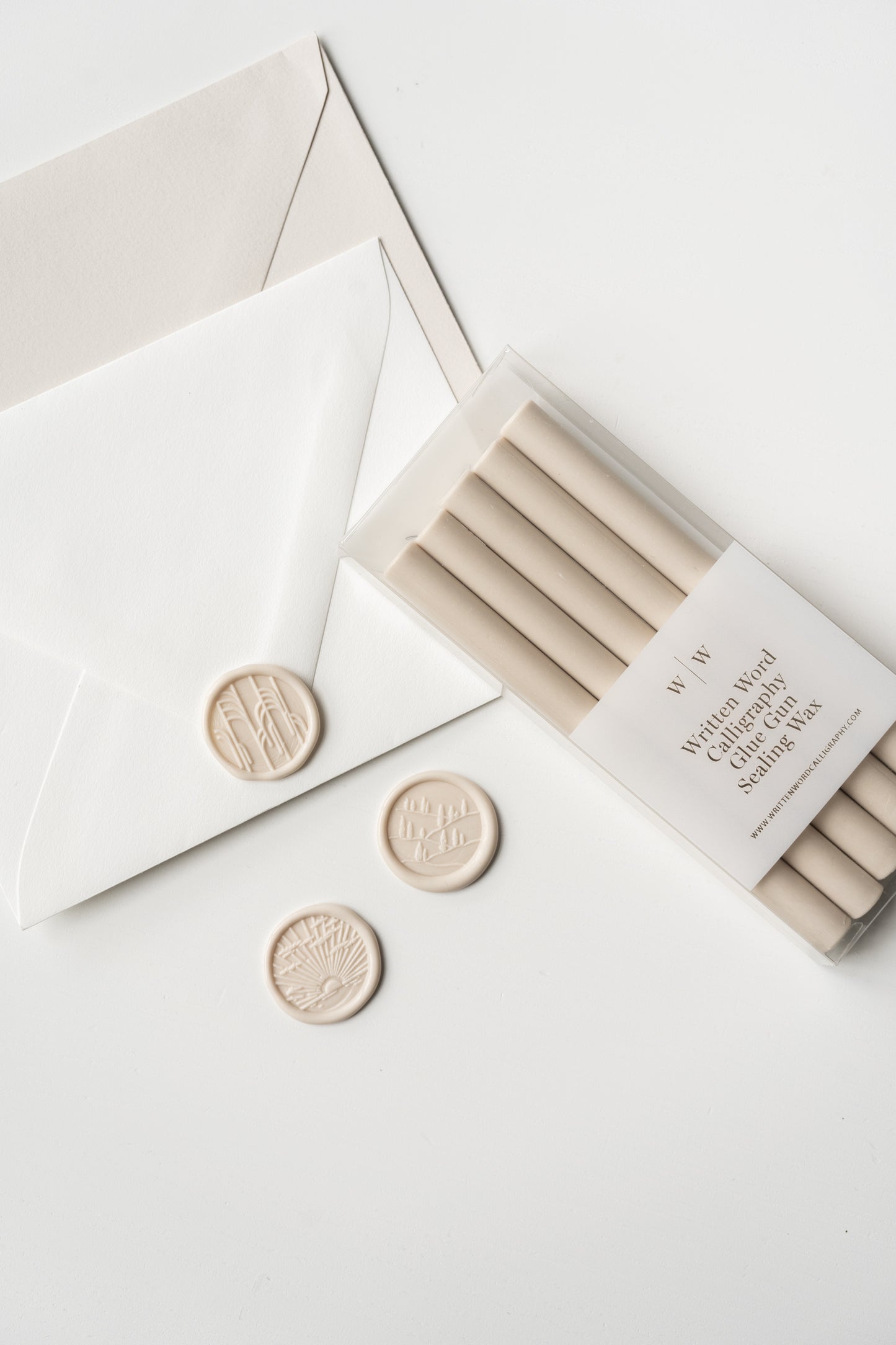 Beige Glue Gun Sealing Wax (Box of 5 Sticks)