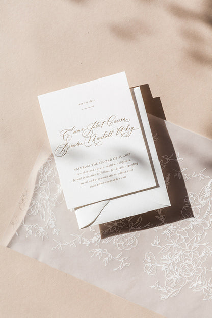 Nuage Save the Date Suite