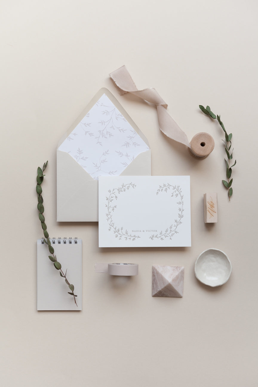 Serein Personalized Stationery