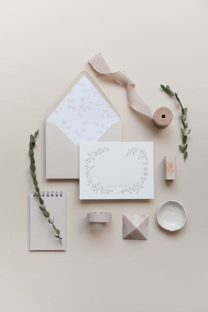 Serein Personalized Stationery