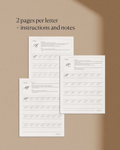 Uppercase Digital Worksheets - Gossamer