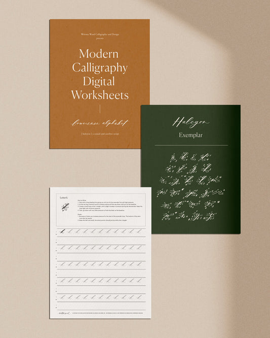 Lowercase Digital Worksheets - Halcyon