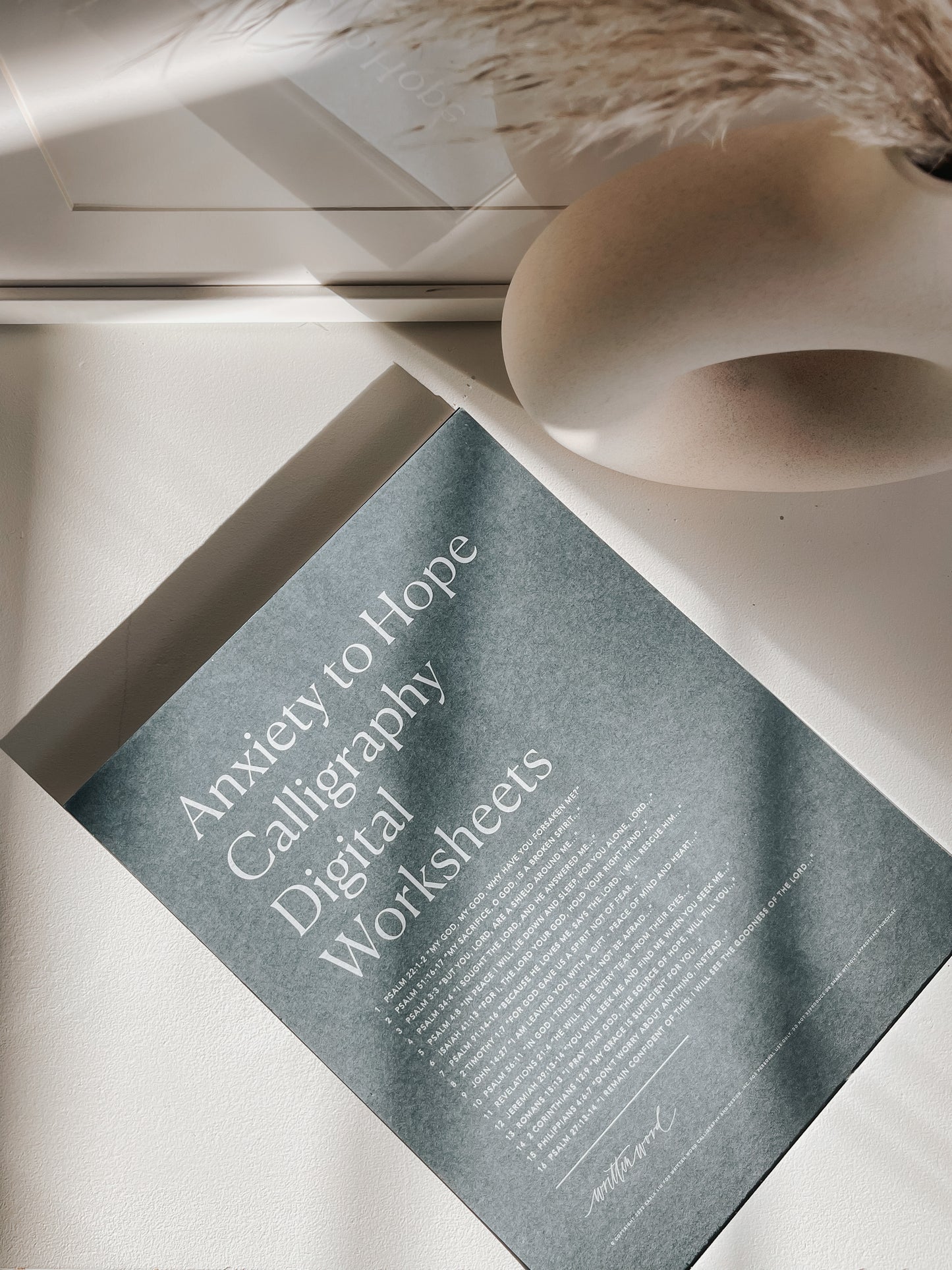 Anxiety to Hope Digital Worksheets