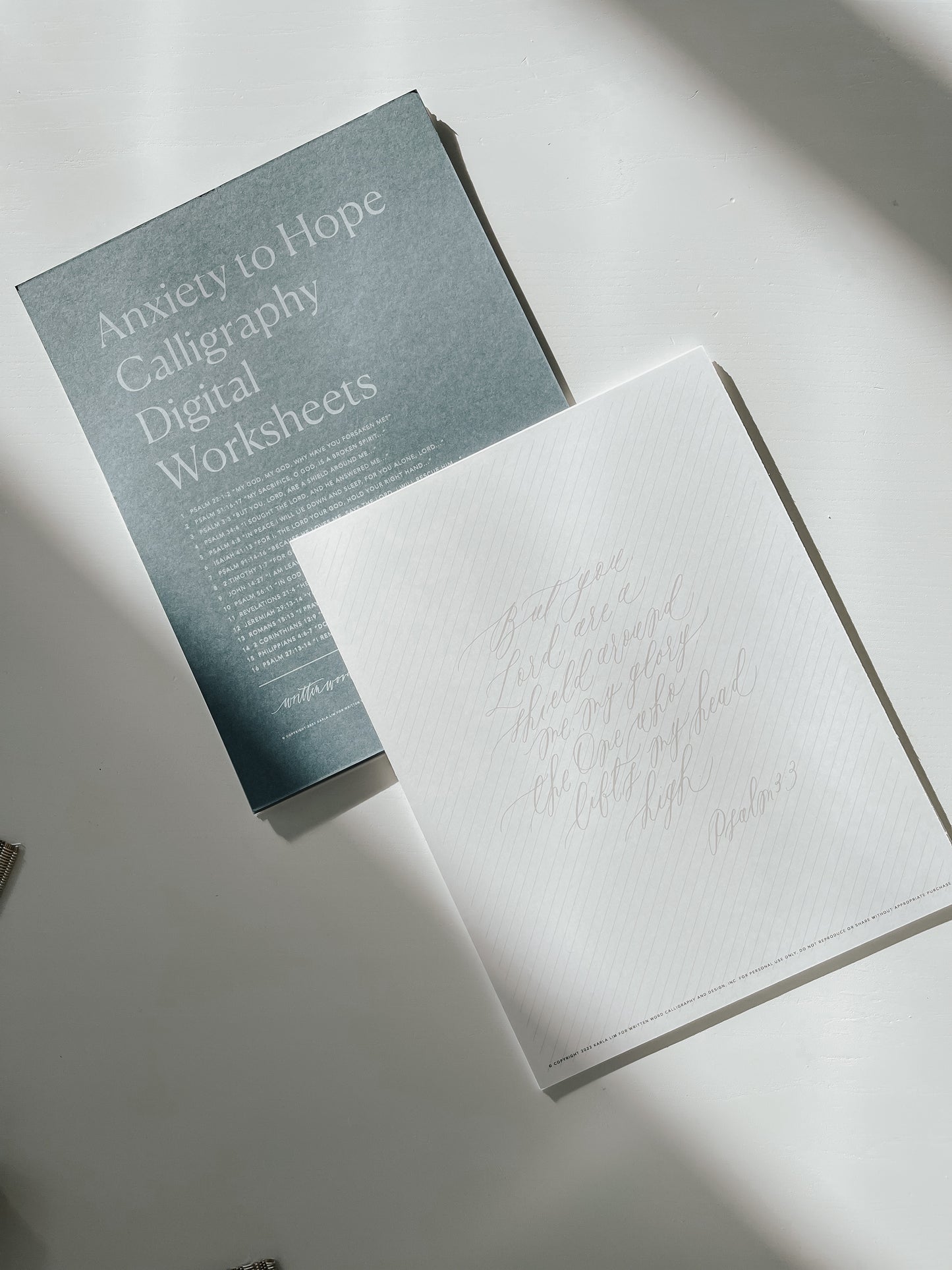 Anxiety to Hope Digital Worksheets