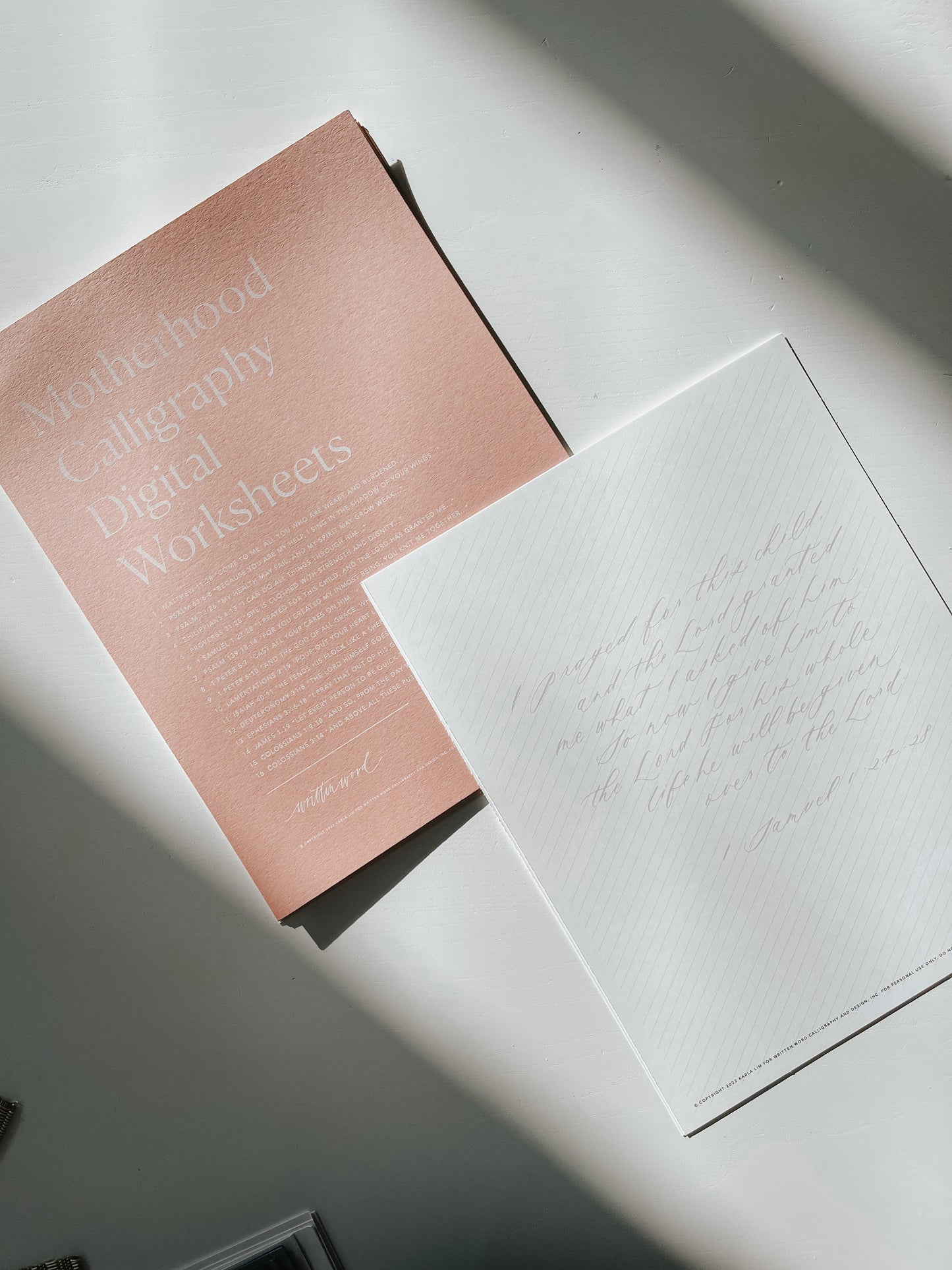 Motherhood Digital Worksheets