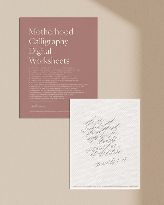 Motherhood Digital Worksheets