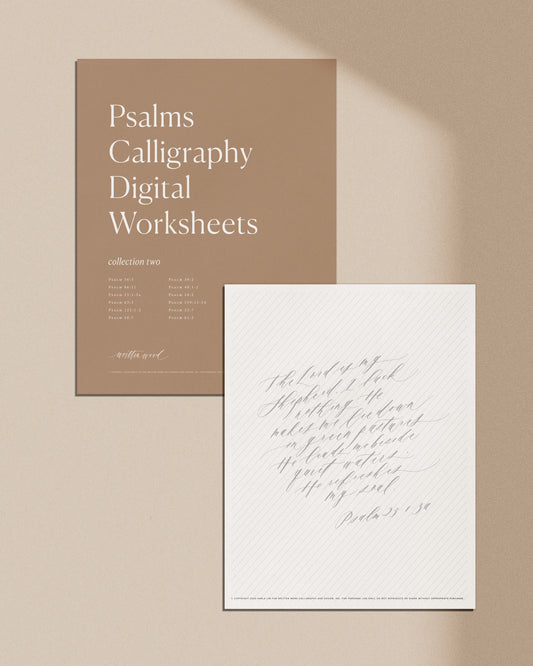 Psalms Collection 2 Digital Worksheets