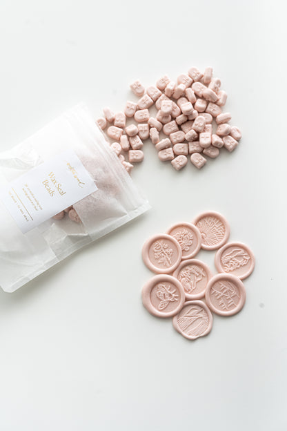 Blush Wax Beads for Wax Seals