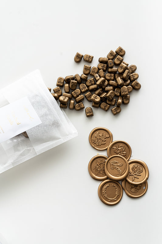 Gold Wax Beads for Wax Seals