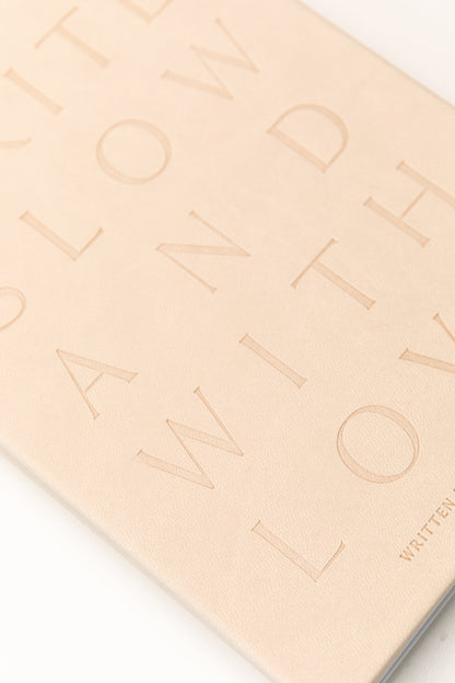 Written Word Calligraphy, Calligraphy Supplies, Notebook, Dot Notebook, Dot Grid Notebook, Vegan Leather Product